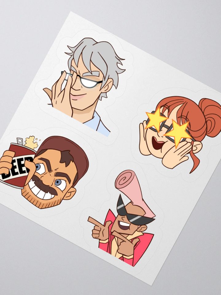 Death Battle Hosts - Stickers Set product image (2)