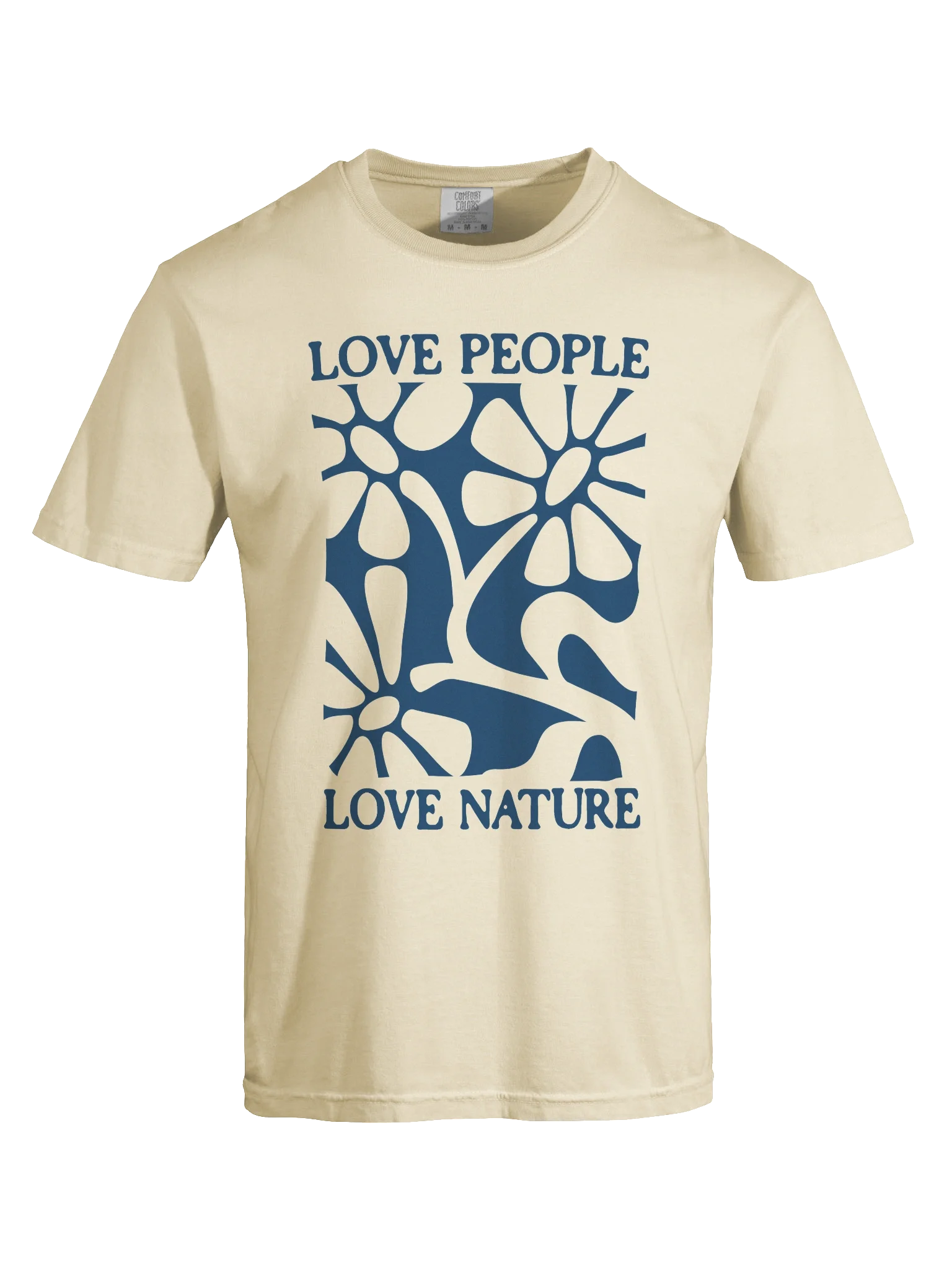 Love People Love Nature Relaxed Fit Unisex T-Shirt product image (3)