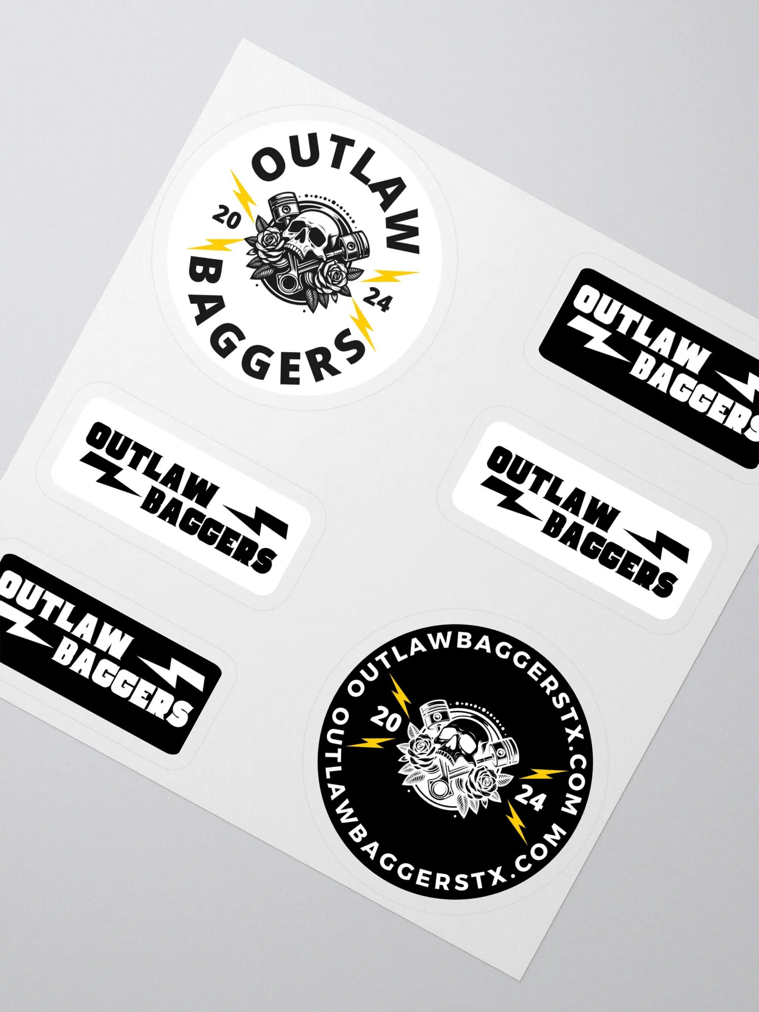 Outlaw Baggers Sticker Pack #1 product image (2)