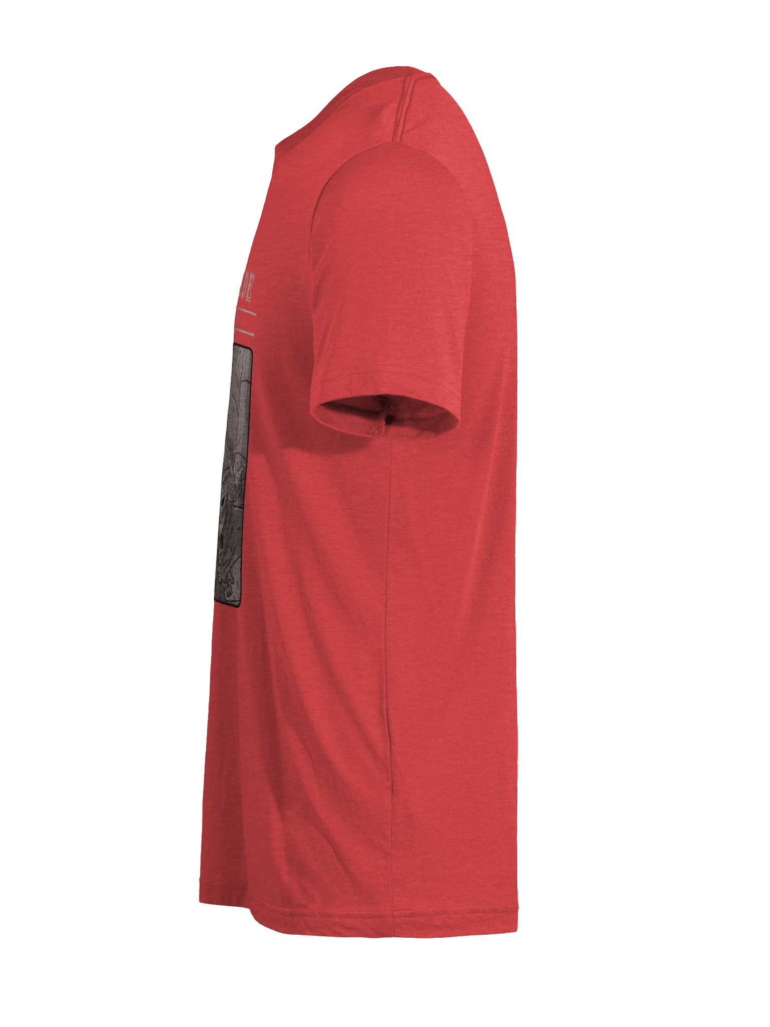 Red Box Short-Sleeve Triblend Shirt product image (55)