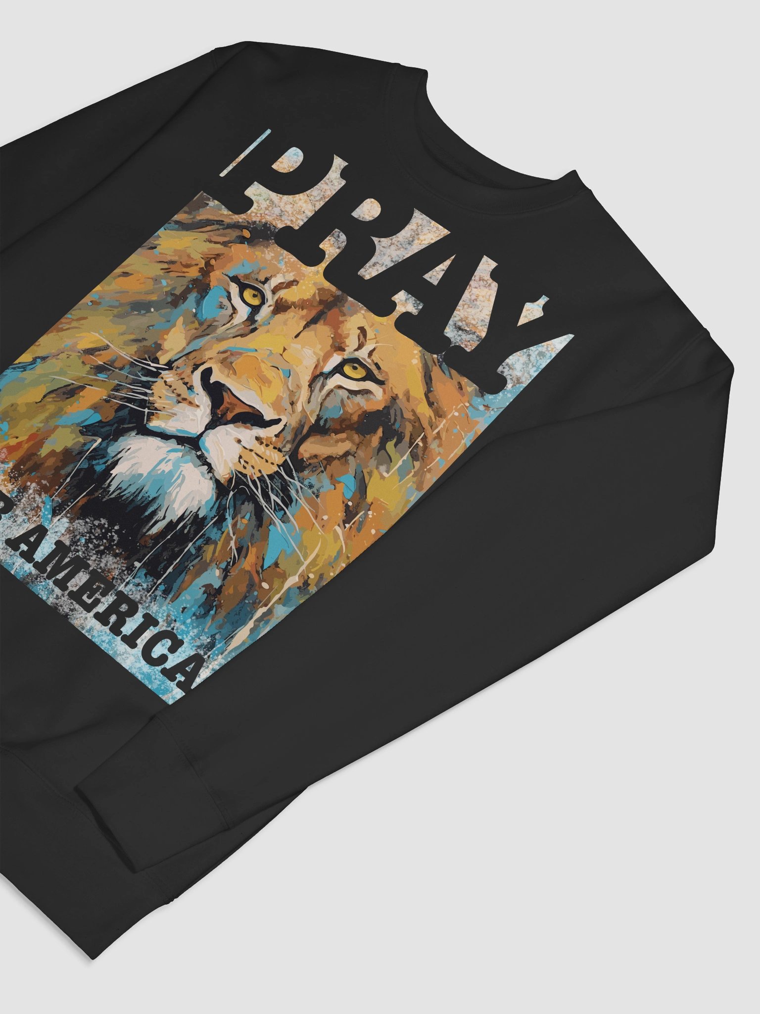 Brave Lion Pray for America Premium Sweatshirt product image (5)