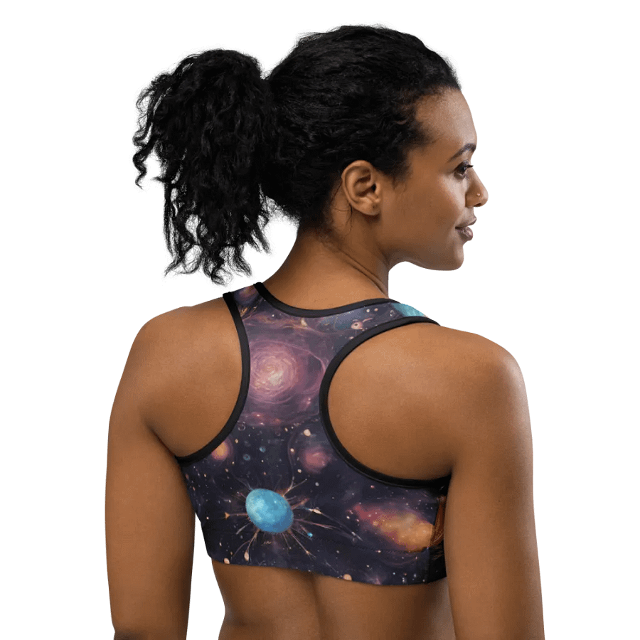 Cosmic Fusion All-Over Print Sports Bra product image (11)