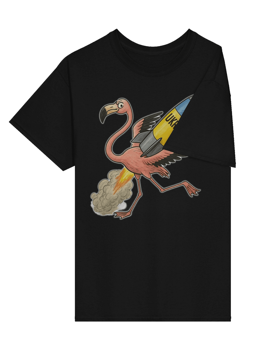 Flamingo Rocket Launch T-Shirt product image (23)