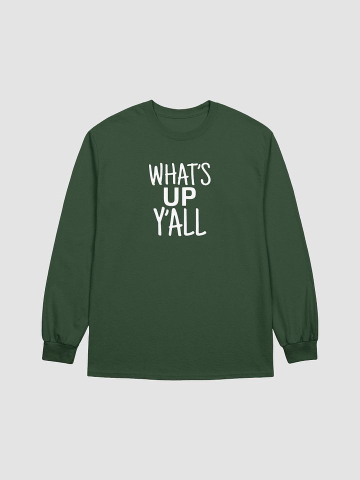 What's up y'all Cotton Long Sleeve Shirt product image (13)