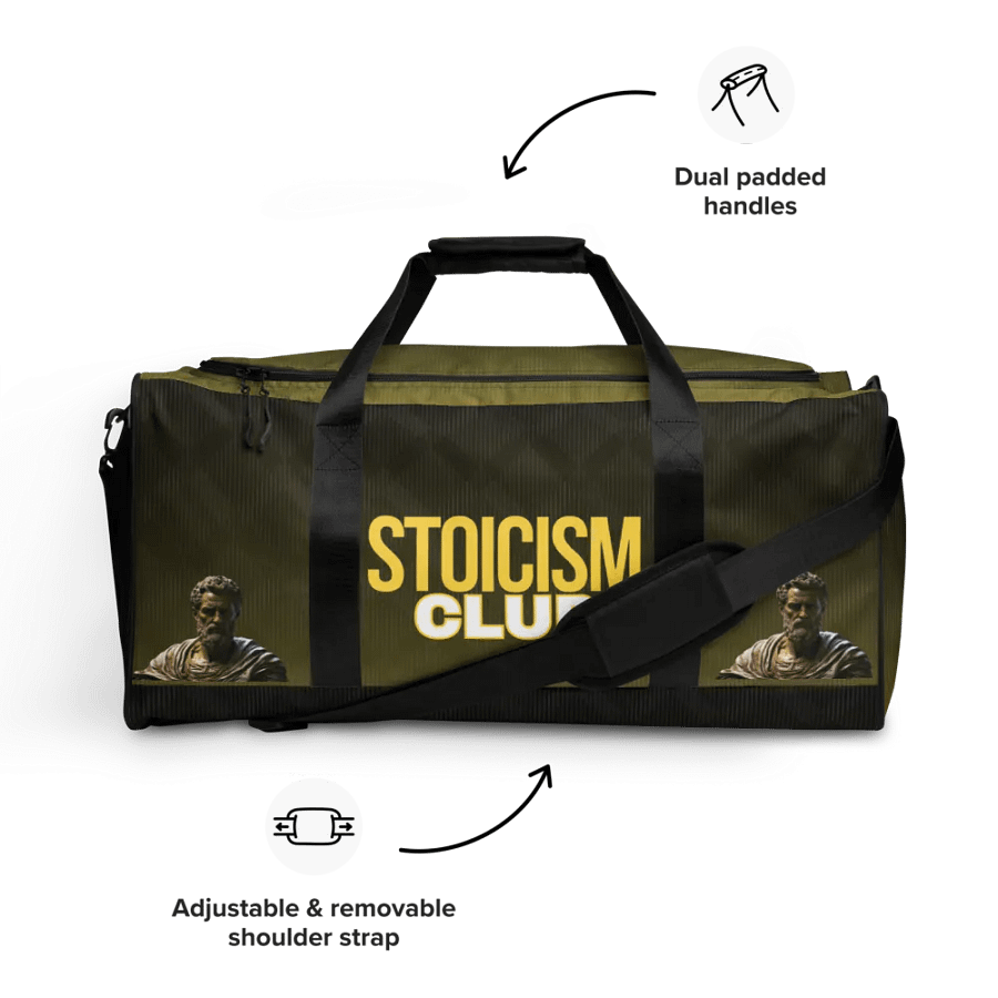 Stoicism Club All-Over Duffle Bag product image (9)