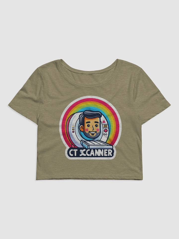 Rainbow CT Scanner Women's Crop Tee product image (2)