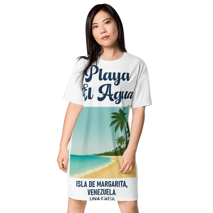 All-Over Print T-Shirt Dress – Fun, Comfortable, and Effortlessly Stylish product image (1)
