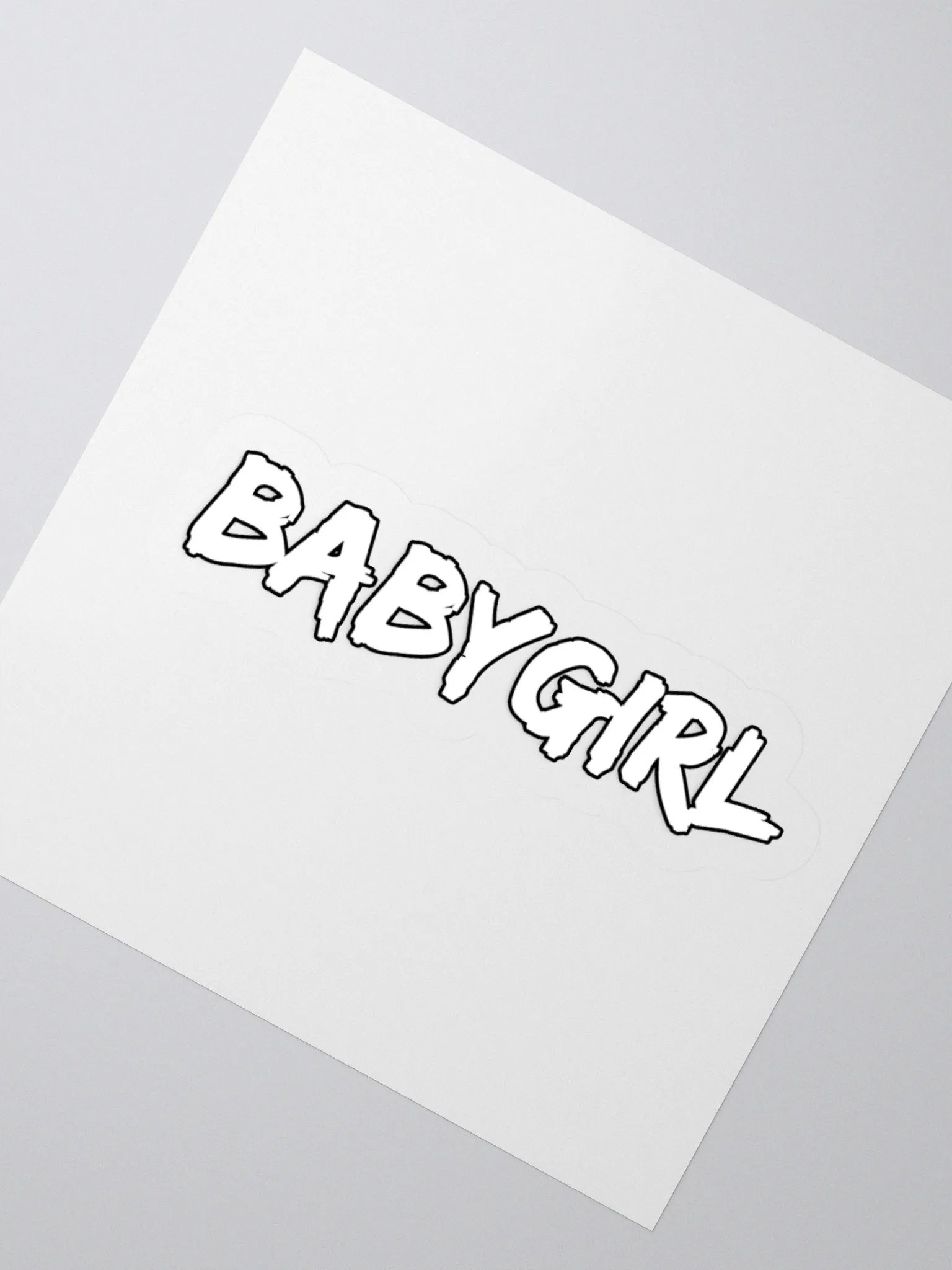 Babygirl Kiss-Cut Sticker product image (2)