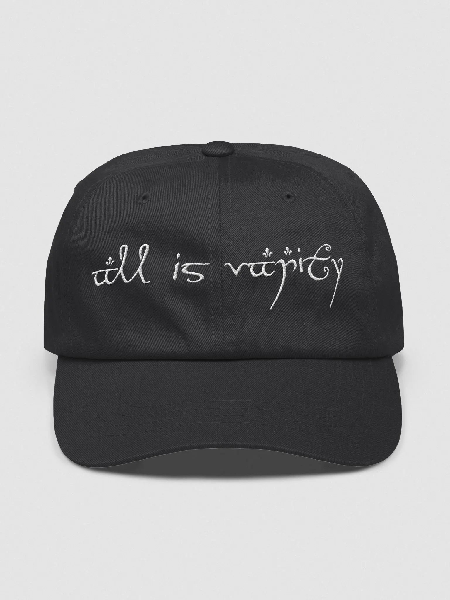 All Is Vanity Embroidered Hat product image (1)