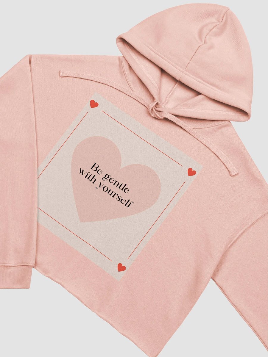 Gentle Heart Fleece Crop Hoodie product image (3)