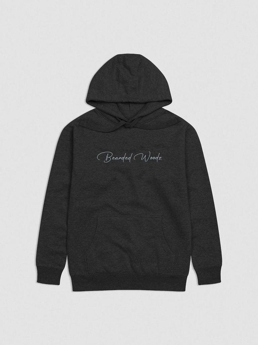 Men's Bearded Woodz Signature Hoodie (Grey Embroidery) product image (1)