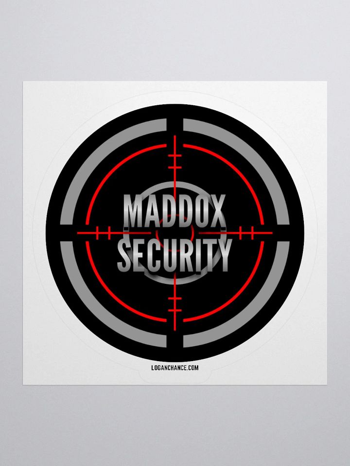 Maddox Security Sticker product image (1)