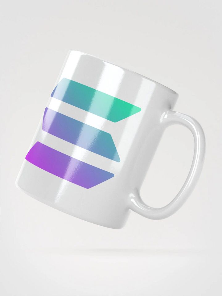 Solana Logo White Glossy Mug product image (1)