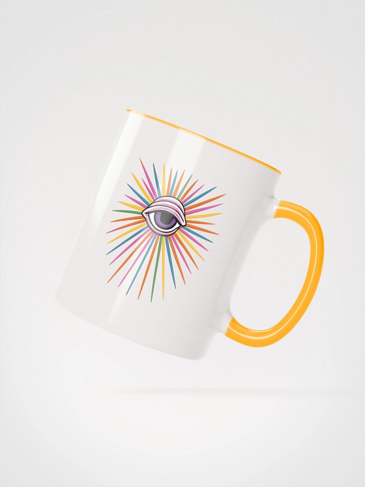 Yellow PWR Radiating Eye Mug product image (2)
