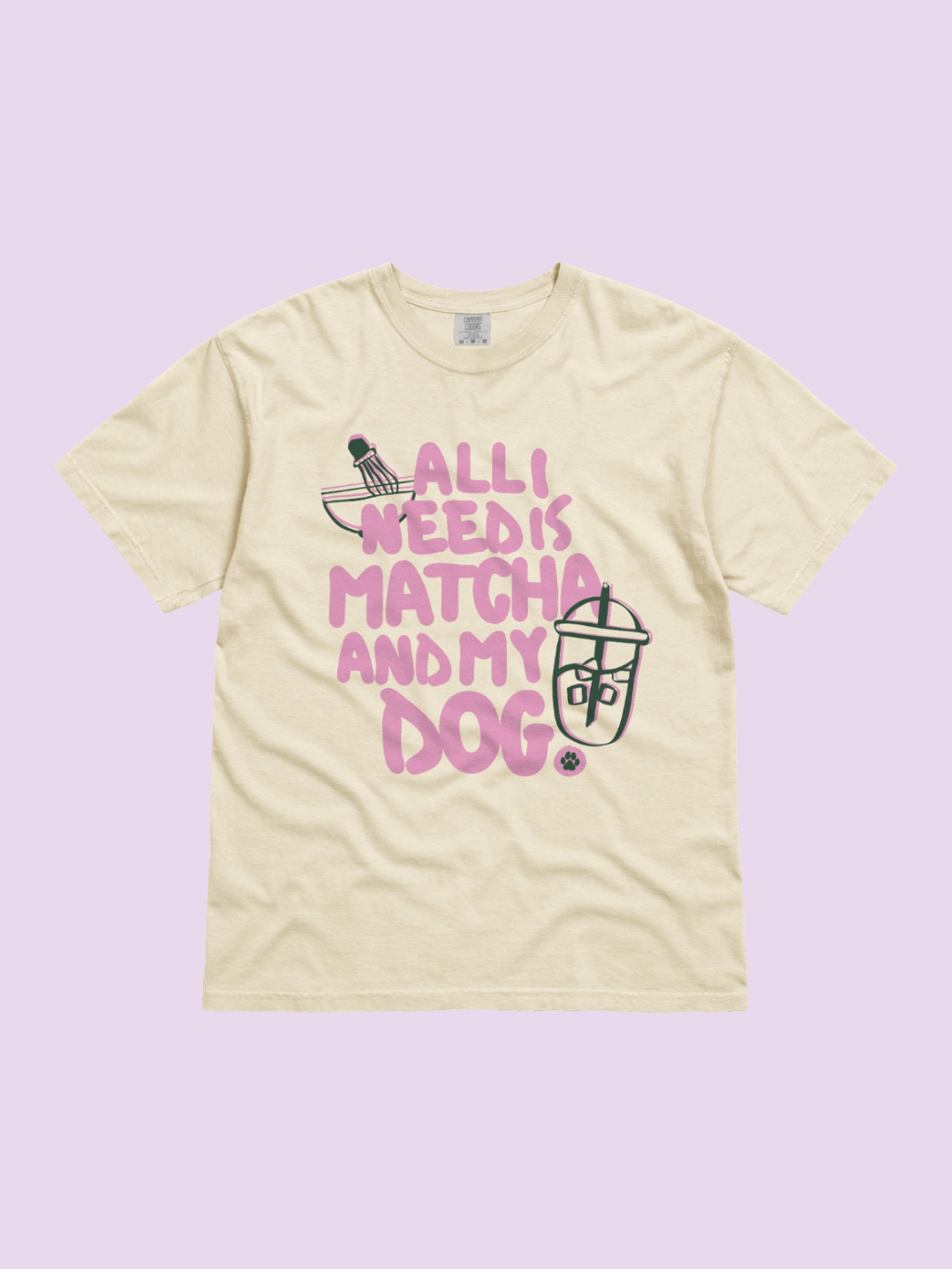 Matcha & Pup Love T-Shirt product image (1)