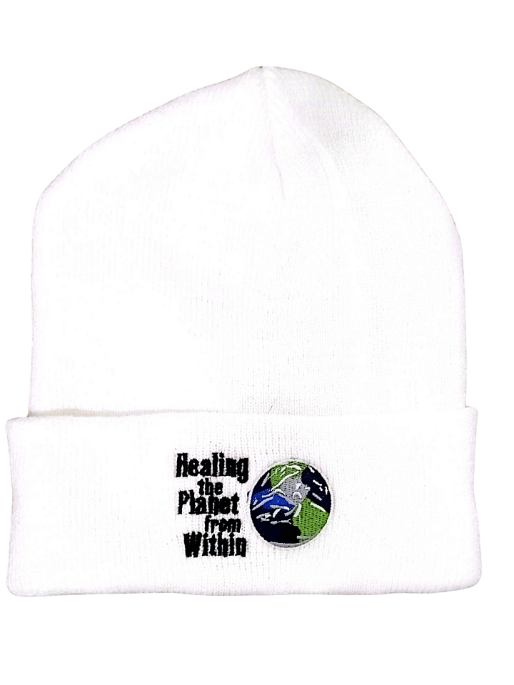 Healing the Planet from Within Cuffed Beanie product image (2)