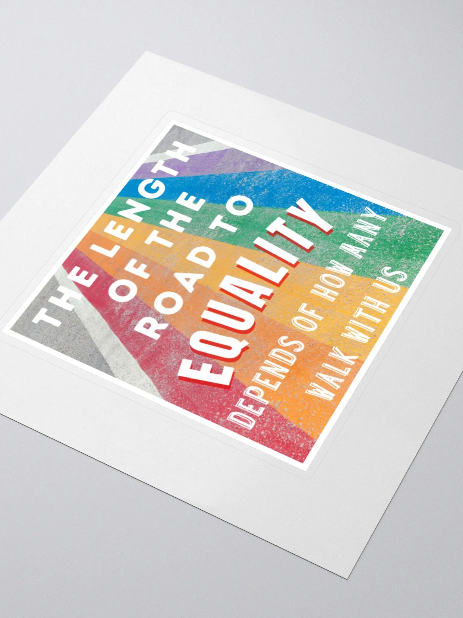 Equality Road Kiss Cut Stickers product image (7)
