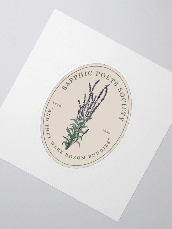Sapphic Poets Society Sticker product image (5)