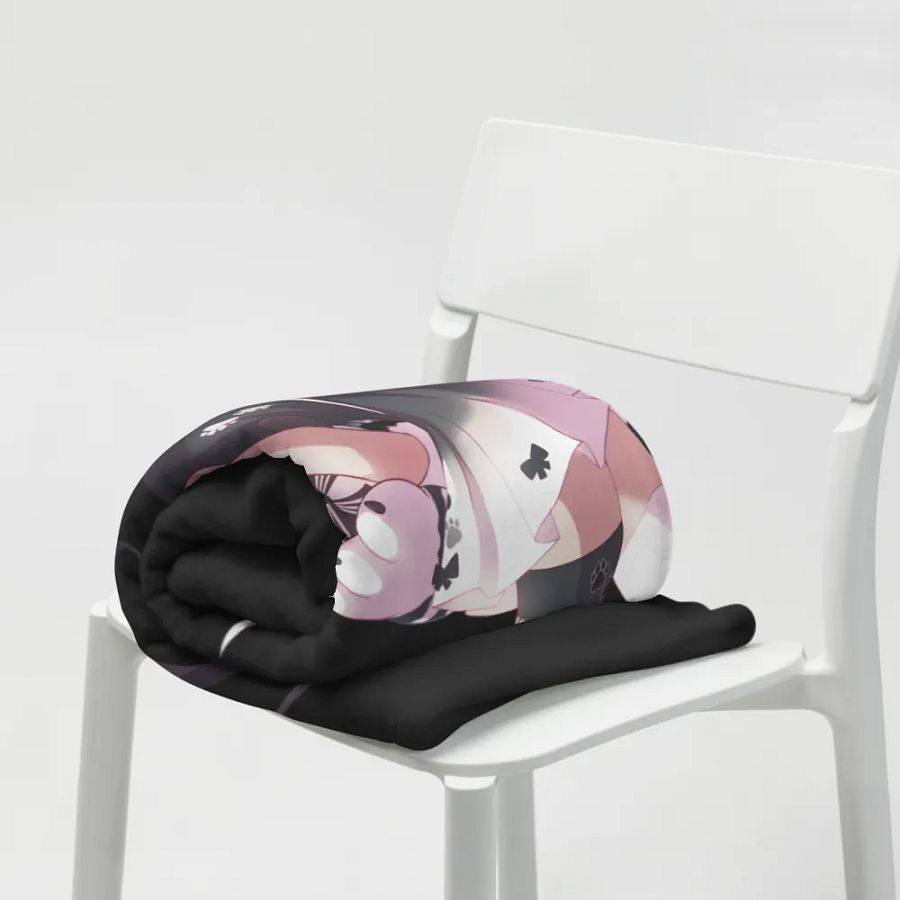 Throw Blanket - Byakko Howaito - Full Black Edition product image (19)