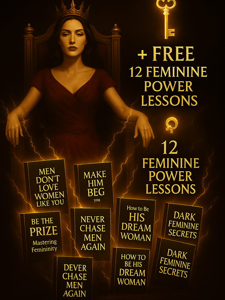 The Dark Feminine Bundle: 9 Secret ebooks+ 12 Video Lessons to Unlock His Obsession product image (2)