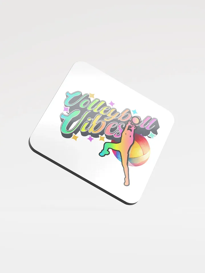Volleyball Vibes Male Vibrant Coaster Set product image (1)