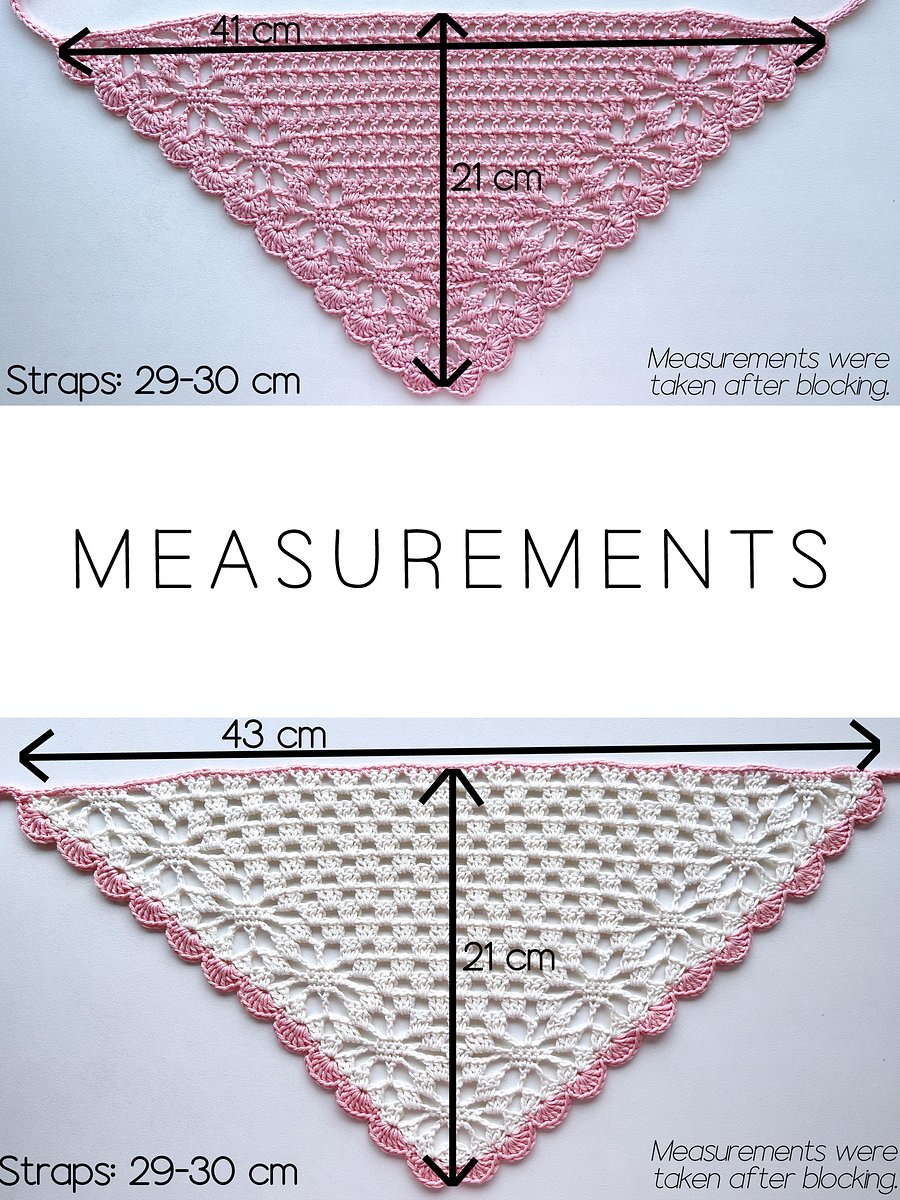 Crochet Pattern: Floral Bandana, Bordered with One Flower product image (5)