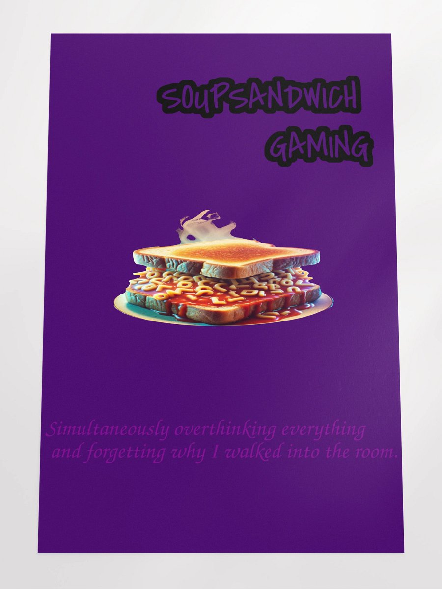 Overthinking SoupSandwich Poster product image (4)