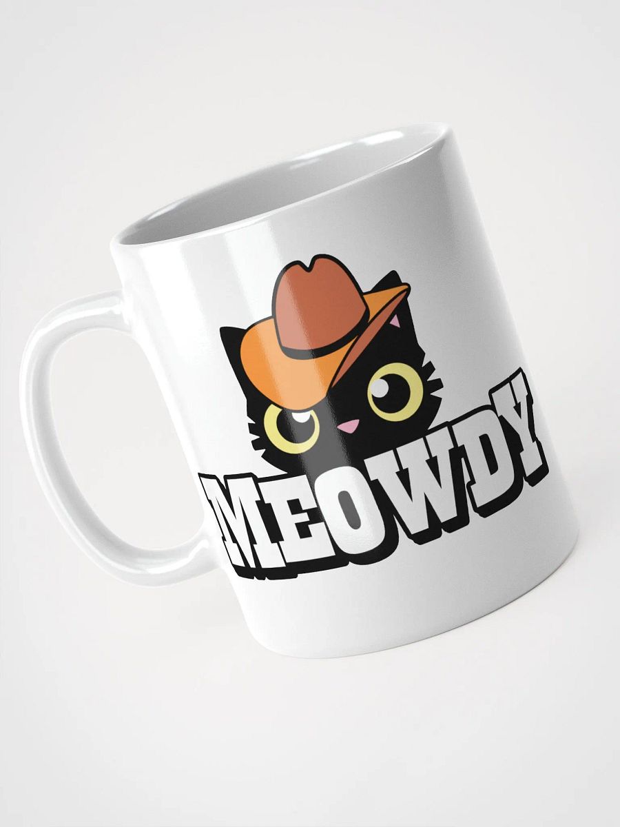 Meowdy Mug: Adorable Cat Cowboy Ceramic Coffee Mug product image (5)