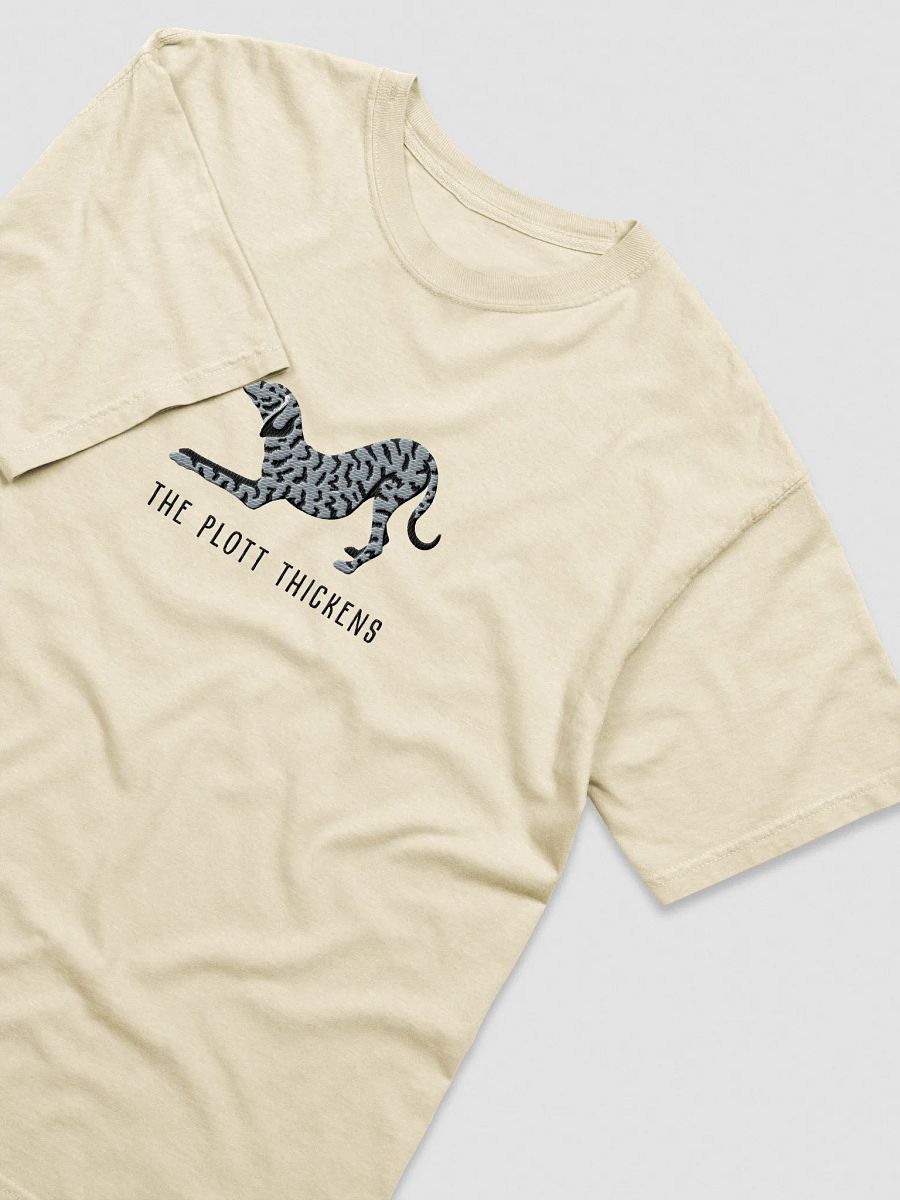 The Plott Thickens T-Shirt(Embroidered) of a Plott Hound(Blue Brindle) product image (43)