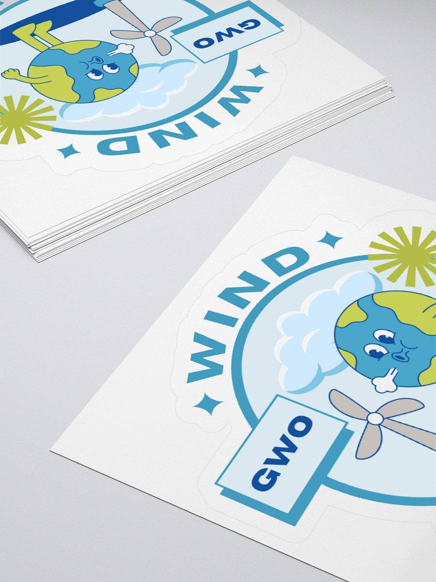 Retro Wind Services Sticker product image (11)
