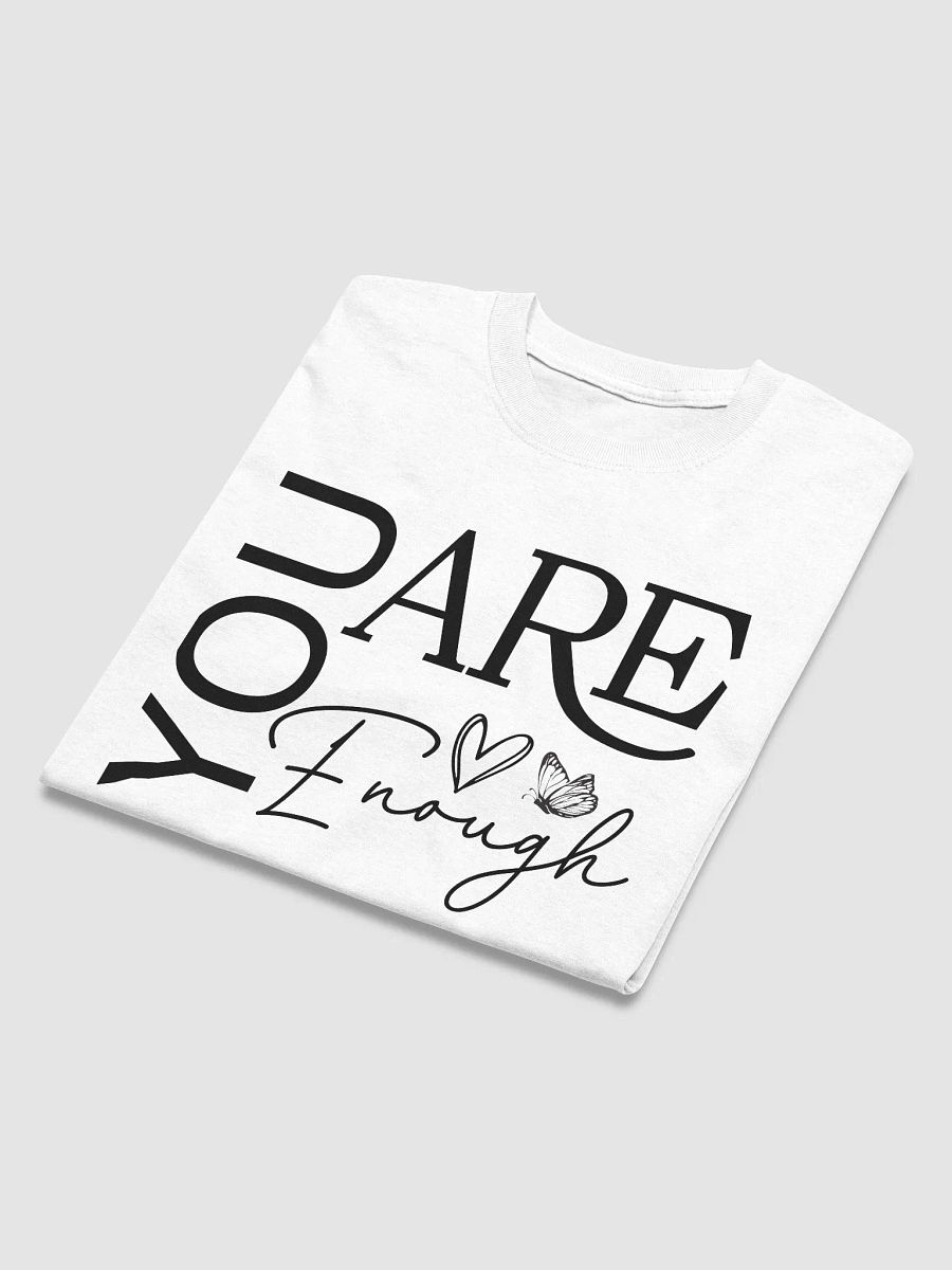 You Are Enough - Empowering Motivational Quote Unisex Heavyweight T-Shirt product image (4)