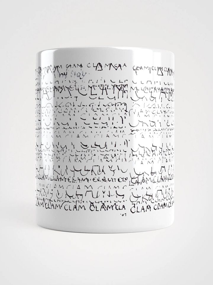 Clam White Glossy Mug product image (1)