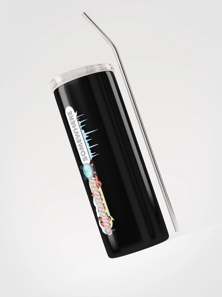 Morning Somewhere FROSTY SIDE WAYS Stainless Steel Tumbler product image (2)