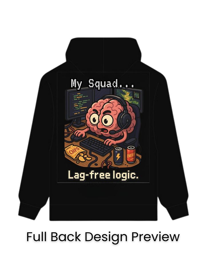 My Squad - Lag-Free Logic Premium Unisex Oversized Hoodie product image (2)