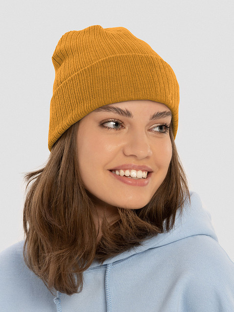 Photo showing Atlantis Ribbed Knit Beanie