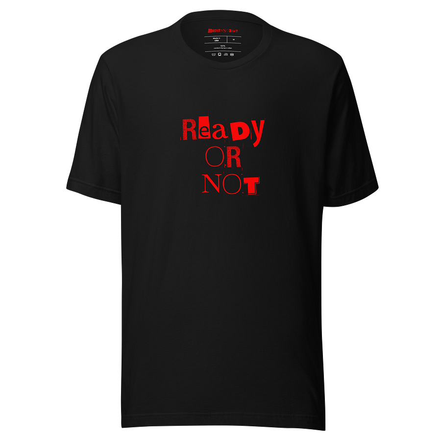 Ready or Not Red Logo Tee product image (1)