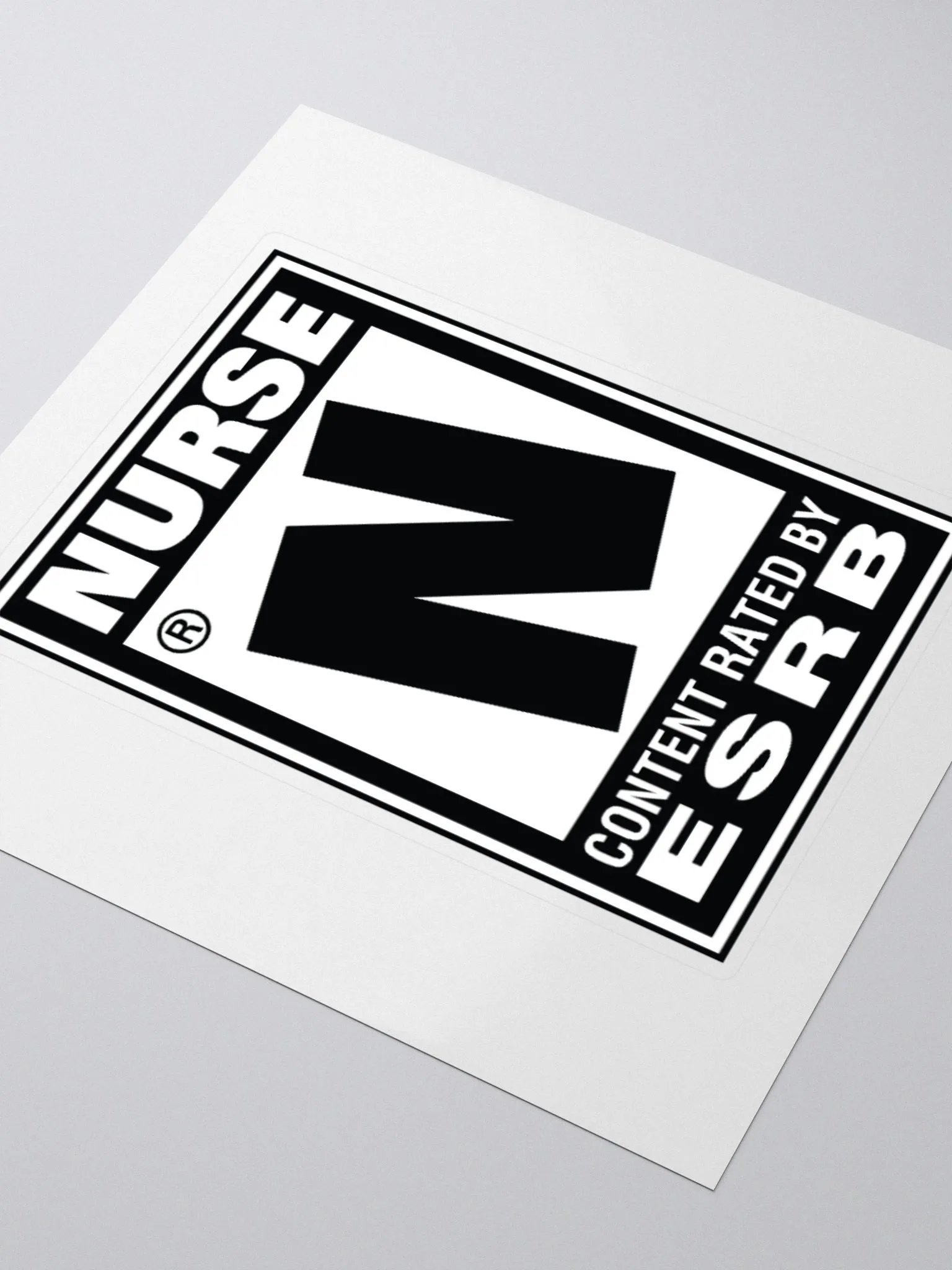 Nurse Approved Kiss Cut Sticker product image (1)