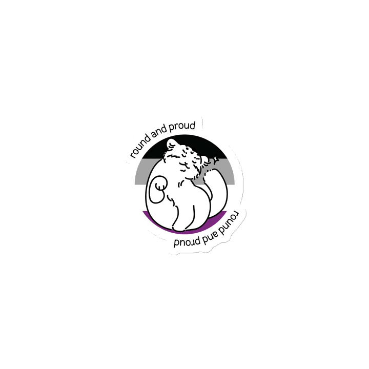 Round and Proud Manul Asexual Version - Magnet product image (1)
