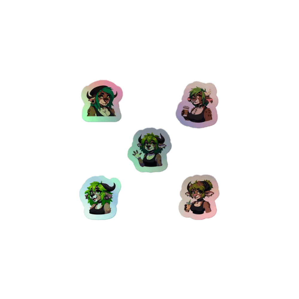 The World's Fav Boof Holographic Sticker Collection product image (1)