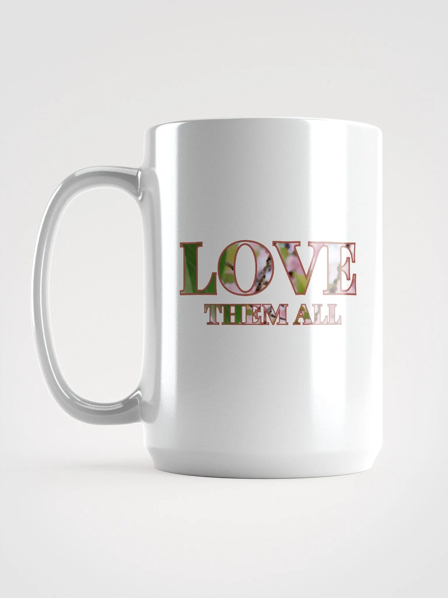 Nature Love White Glossy Mug product image (6)