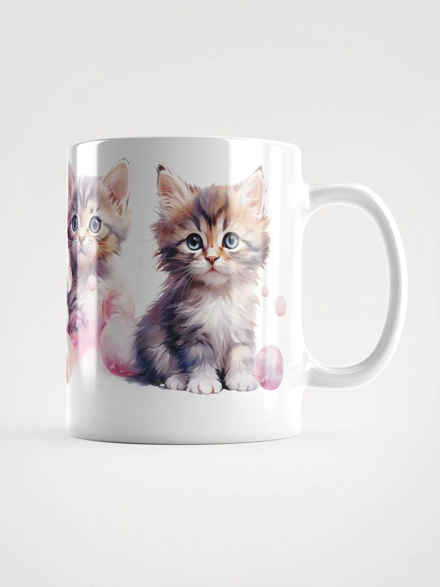 Whimsical Kittens White Glossy Mug product image (1)