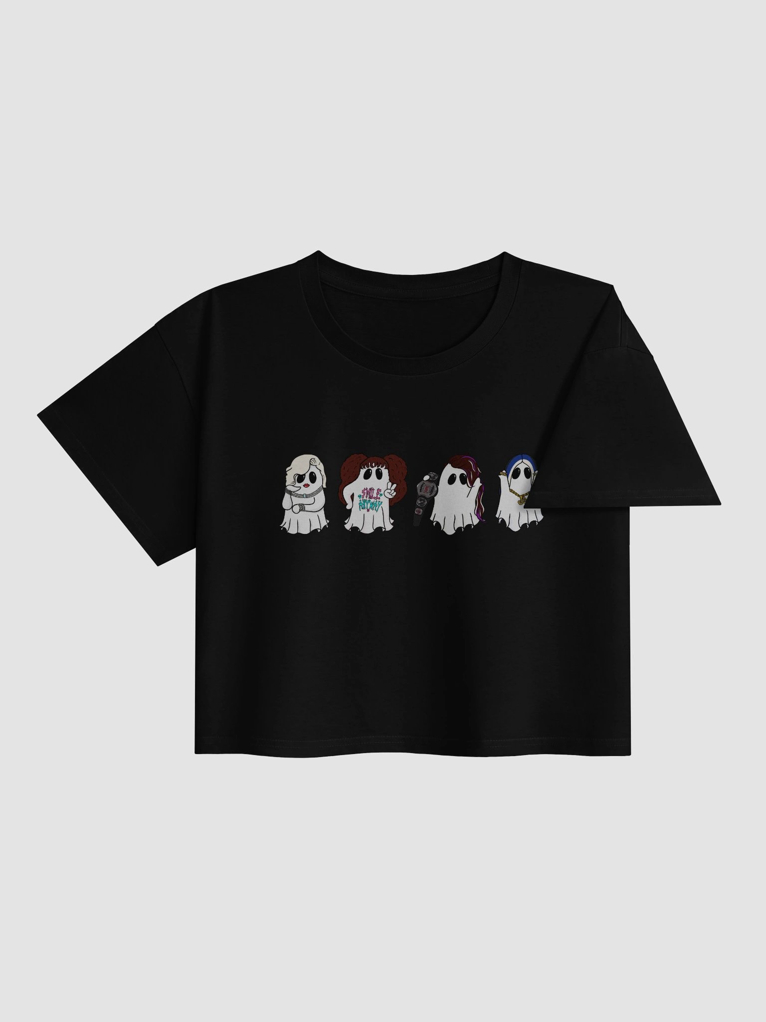 Elite Spooky Icons Crop Top product image (4)
