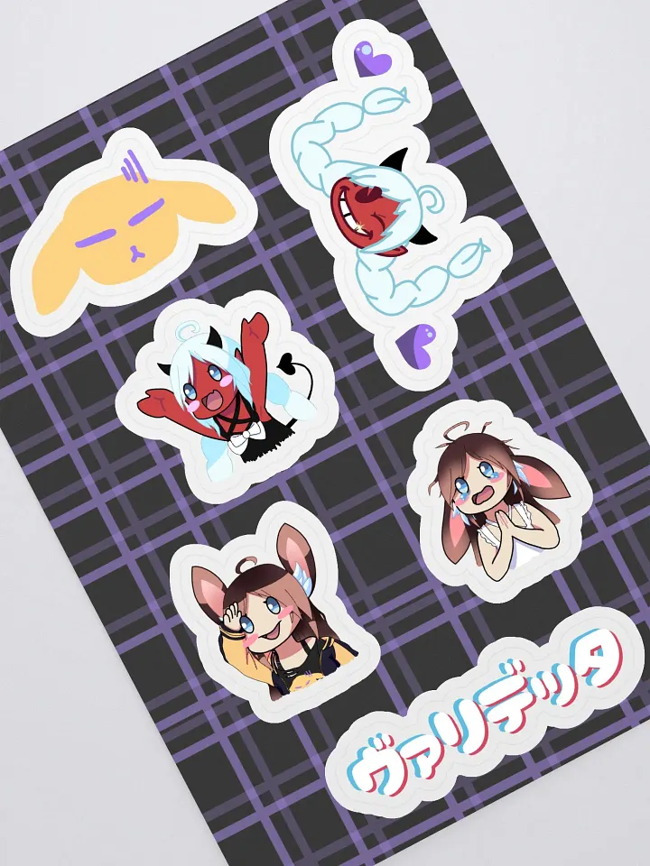 Vari Cartoon Sticker Sheet product image (1)
