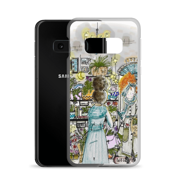 “Girls in a plant shop” Samsung phone case product image (2)