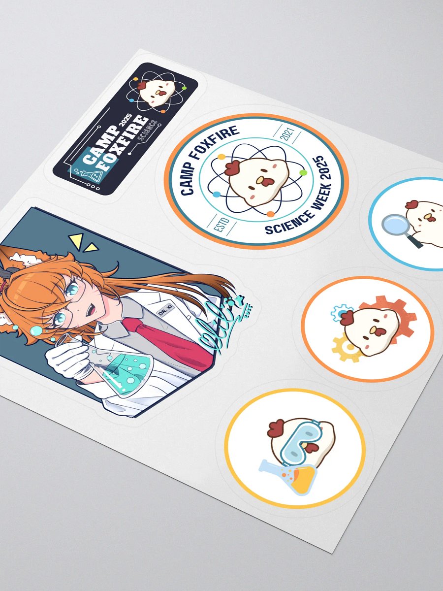 Camp Foxfire Science Week 2025 Sticker Collection product image (3)