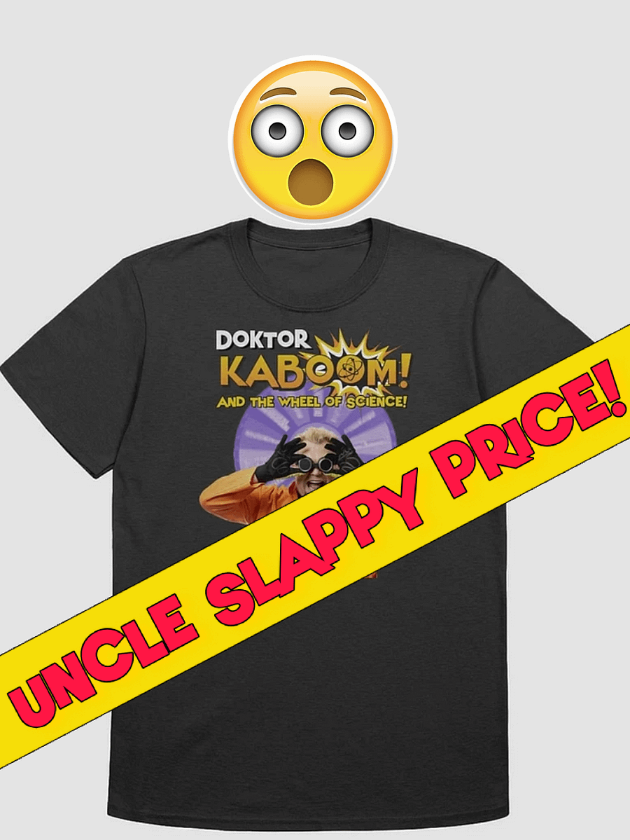 Doktor Kaboom and The Wheel of Science! T-shirt product image (1)