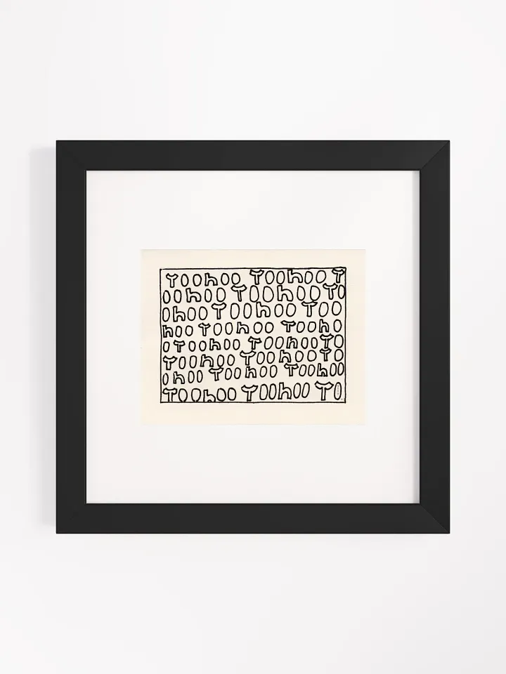 yoohoo Panel Card Print Framed product image (2)