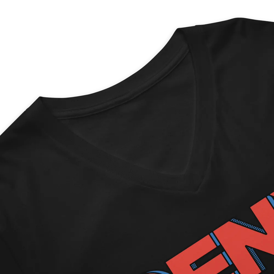 Internet Black V-Neck T-Shirt product image (3)