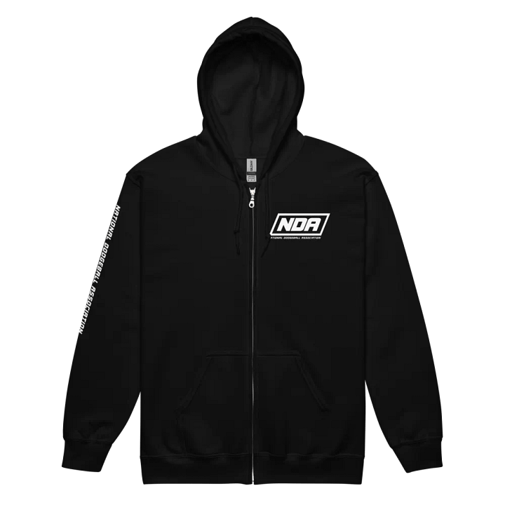 National Dodgeball Association Zip-Up Hoodie (Light) product image (2)