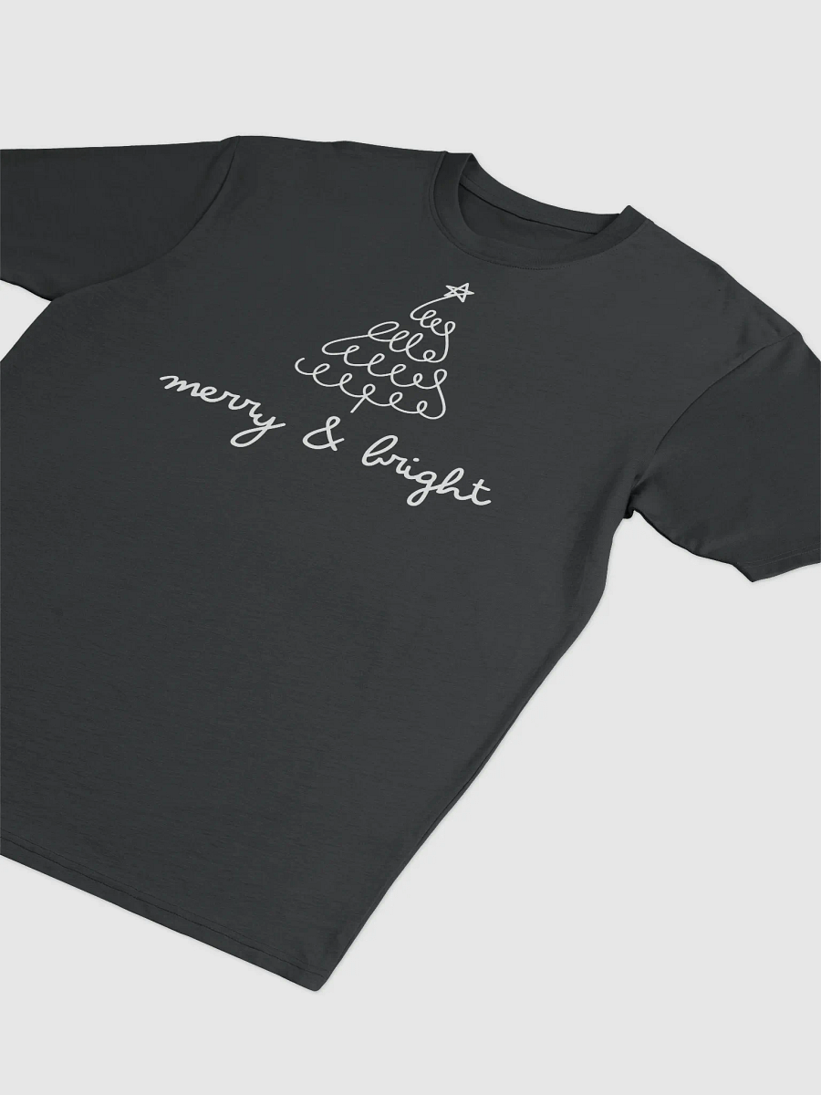 Christmas Men's T-shit | merry & bright | large print product image (3)